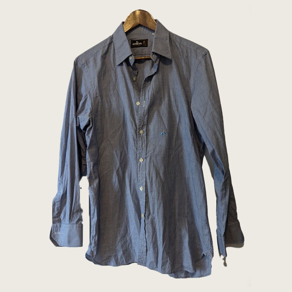 A BATHING APE - Classic check shirt - Sz 40